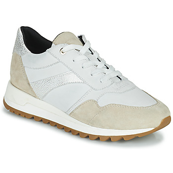 Chaussures Femme Baskets basses Geox D TABELYA A Blanc / Champagne