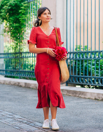Vêtements Femme Robes longues Céleste SOPHIE Rouge