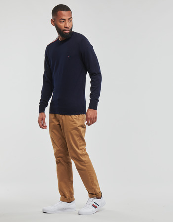 Tommy Hilfiger GLOBAL STP PLACEMENT CREW NECK Marine