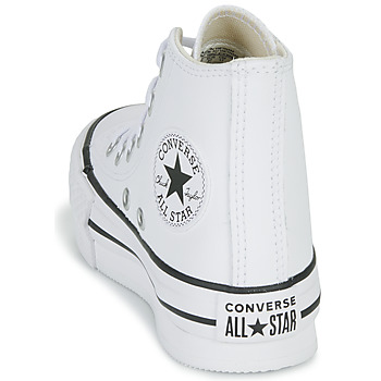 Converse Chuck Taylor All Star Eva Lift Leather Foundation Hi Blanc