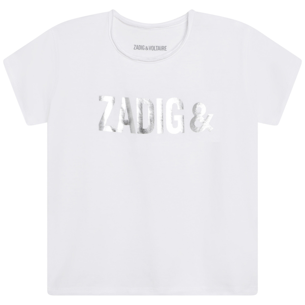 Vêtements Fille T-shirts manches courtes Zadig & Voltaire X15370-10B Blanc