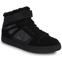 Chaussures Garçon Baskets montantes DC Shoes PURE HIGH-TOP WNT EV Noir / Camouflage