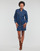 Vêtements Femme Robes courtes Pieces PCPERRY L/S DENIM DRESS-VI Bleu foncé