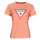 Vêtements Femme T-shirts manches courtes Guess SS CN ORIGINAL TEE Rose