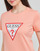 Vêtements Femme T-shirts manches courtes Guess SS CN ORIGINAL TEE Rose