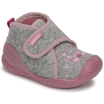 Chaussures Fille Chaussons Biomecanics BIOHOME Gris / Rose