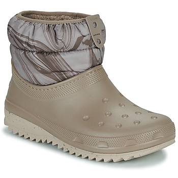 Chaussures Femme Bottes de neige Crocs CLASSIC NEO PUFF SHORTY BOOT W Beige
