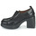 Chaussures Femme Mocassins Wonders H-4920 Noir