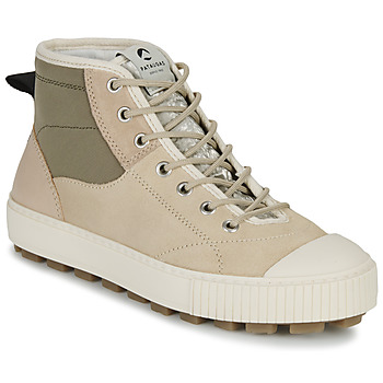 Chaussures Femme Baskets montantes Pataugas ARAN MID HICKING Rose / Beige