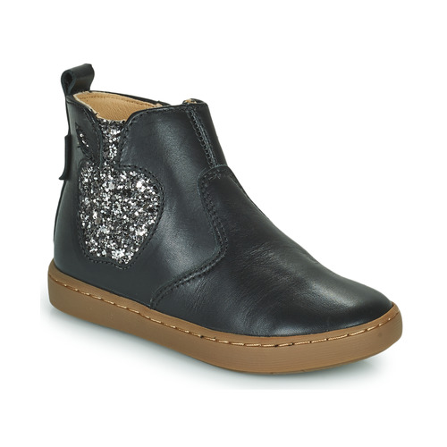 Chaussures Fille Boots Shoo Pom PLAY NEW APPLE Noir