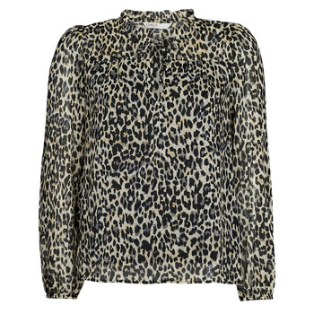 Vêtements Femme Tops / Blouses Only ONLDITSY L/S BLOUSE WVN NOOS Leopard