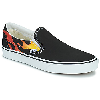 Chaussures Homme Slip ons Vans CLASSIC SLIP-ON FLAM Noir / Rouge