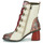 Chaussures Femme Bottines Laura Vita EVCAO Beige / Rouge