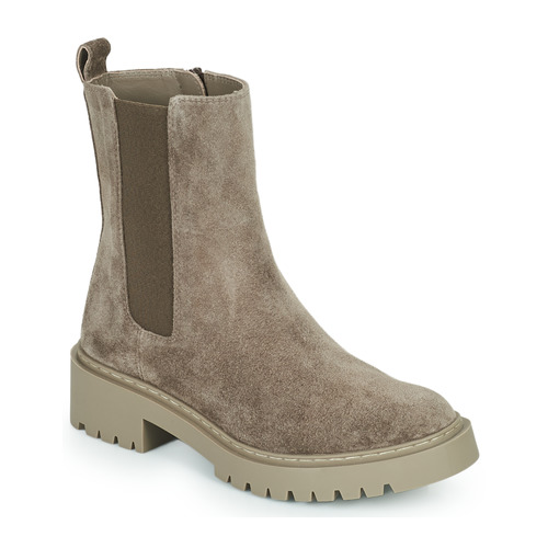 Chaussures Femme Boots Unisa GAJO Taupe