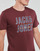Vêtements Homme T-shirts manches courtes Jack & Jones JJXILO TEE SS CREW NECK Bordeaux