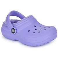 Chaussures Enfant Sabots Crocs CLASSIC LINED CLOG T Bleu