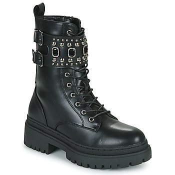 Chaussures Femme Boots The Divine Factory HX4703-NOIR Noir