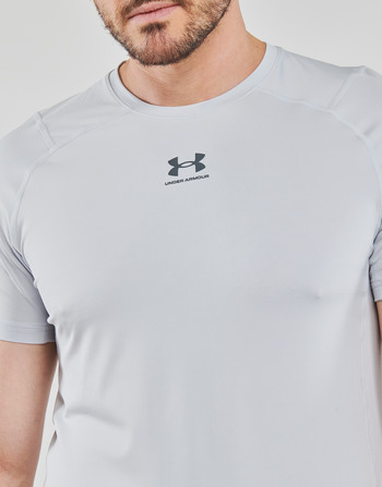 Under Armour UA HG ARMOUR NOV FITTED SS Halo Gray /  / Pitch Gray