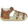 Chaussures Fille Sandales et Nu-pieds Kickers BIGKRO Camel / Doré