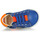 Chaussures Garçon Baskets basses Geox B BIGLIA B. B - NAPPA+DENIM SL Bleu / Orange