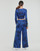 Vêtements Femme Sweats adidas Performance FARM CROP LS bleu mystere