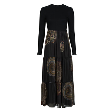 Vêtements Femme Robes longues Desigual GLORIA Noir / Multicolore