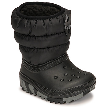 Chaussures Enfant Bottes de neige Crocs CLASSIC NEO PUFF BOOT T Noir