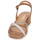 Chaussures Femme Sandales et Nu-pieds JB Martin VICTORIA Velours camel / or / craie
