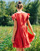 Vêtements Femme Robes courtes Céleste DAHLIA Rouge