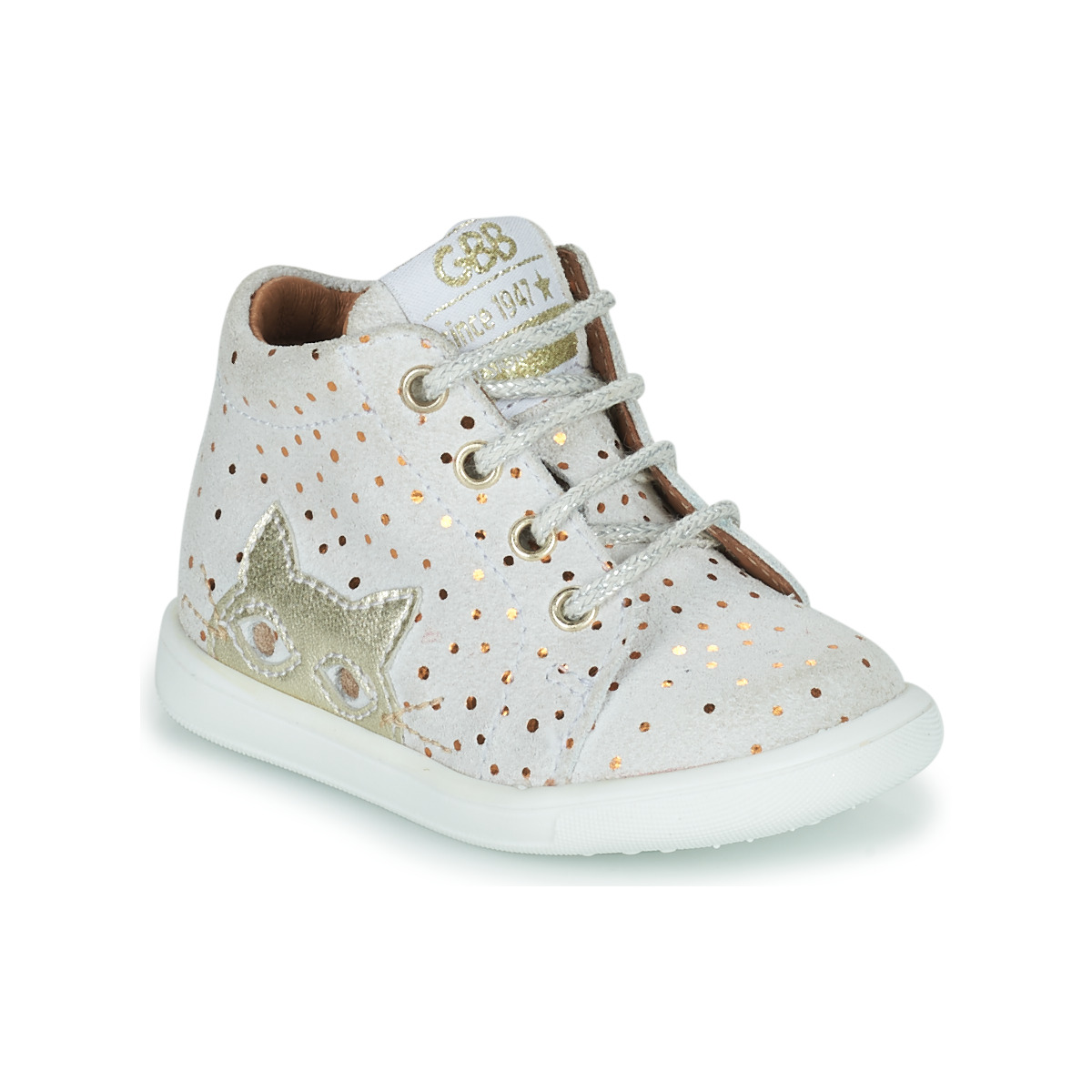 Chaussures Fille Baskets montantes GBB MAIA Blanc