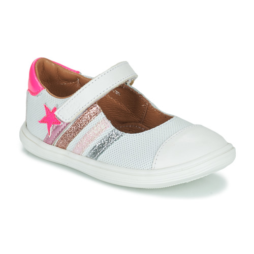 Chaussures Fille Ballerines / babies GBB VIRGINIE Blanc