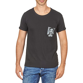 Vêtements Homme T-shirts manches courtes Eleven Paris WOLYPOCK MEN Noir