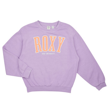 Vêtements Fille Sweats Roxy BUTTERFLY PARADE Violet / Jaune