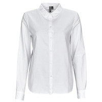 Vêtements Femme Chemises / Chemisiers Pieces PCIRENA LS OXFORD SHIRT Blanc