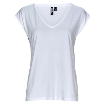 Vêtements Femme Débardeurs / T-shirts sans manche Pieces PCKAMALA TEE Blanc