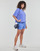 Vêtements Femme T-shirts manches courtes Pieces PCCHILLI SUMMER 2/4 LOOSE SWEAT Bleu