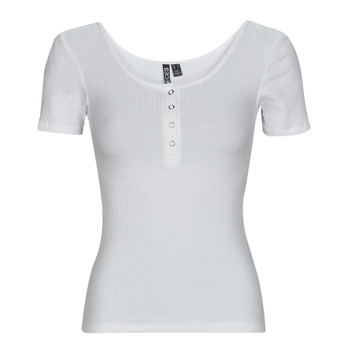 Vêtements Femme T-shirts manches courtes Pieces PCKITTE SS TOP Blanc