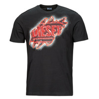 Vêtements Homme T-shirts manches courtes Diesel T-JUST-E43 Noir / Rouge