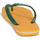 Chaussures Tongs Havaianas BRASIL LOGO Jaune / Vert