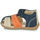 Chaussures Enfant Sandales et Nu-pieds Kickers BIGBAZAR-2 Marine / Corail / Beige