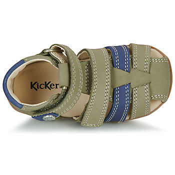 Kickers BIPOD Kaki / Bleu