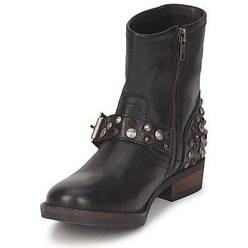 Pieces ISADORA LEATHER BOOT Noir