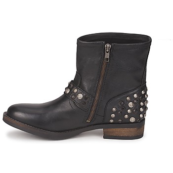 Pieces ISADORA LEATHER BOOT Noir