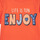 Vêtements Fille T-shirts manches courtes Name it NMFVIX LS TOP Orange