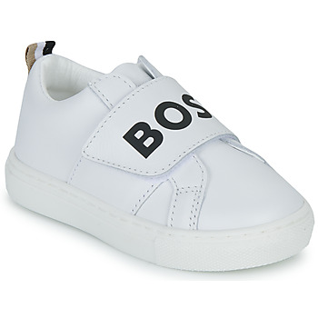 Chaussures Garçon Baskets basses BOSS J09195-10P-C Blanc