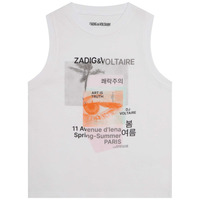Vêtements Fille Débardeurs / T-shirts sans manche Zadig & Voltaire X15378-10P-C Blanc