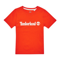 Vêtements Garçon T-shirts manches courtes Timberland T25T77-40A-C Rouge