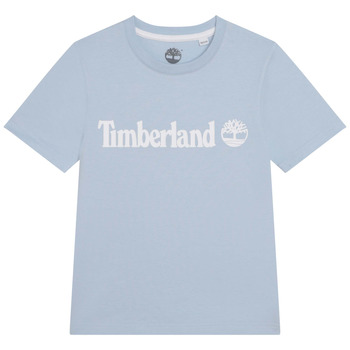 Vêtements Garçon T-shirts manches courtes Timberland  Bleu clair