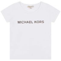 Vêtements Fille T-shirts manches courtes MICHAEL Michael Kors  Blanc