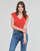 Vêtements Femme T-shirts manches courtes Only ONLJASMINA Rouge